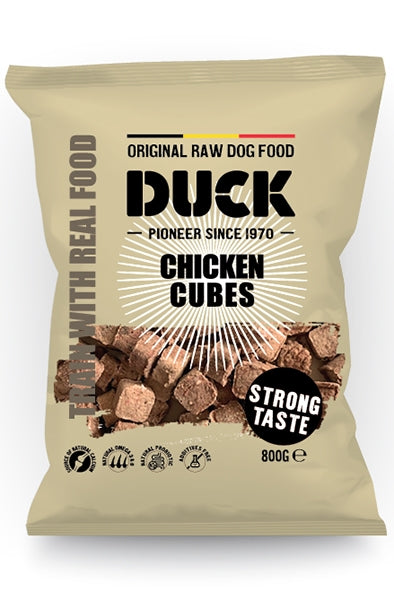 Duck Chicken Cubes - 800 gram